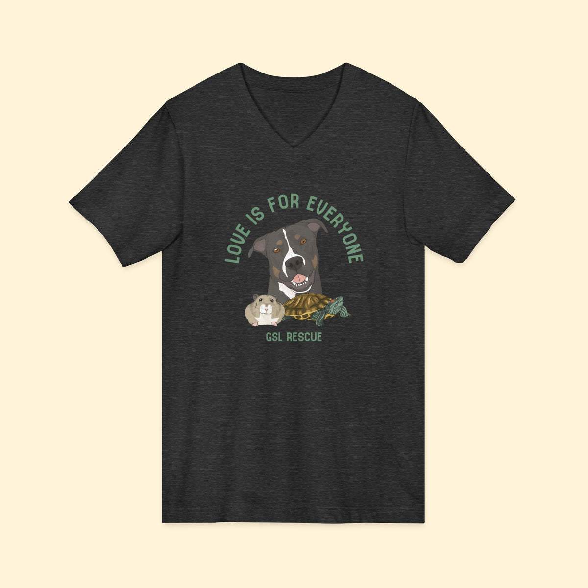Unisex V-Neck Tee | FUNDRAISER | GSL Rescue