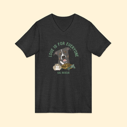 Unisex V-Neck Tee | FUNDRAISER | GSL Rescue