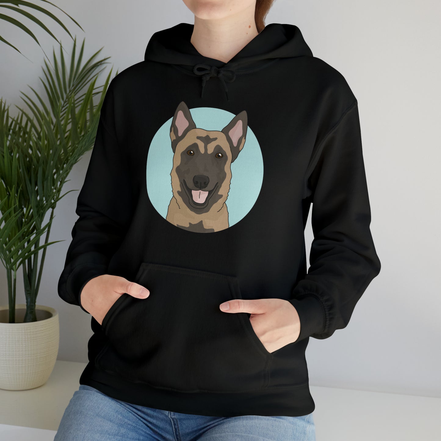 Belgian Malinois | Hooded Sweatshirt - Detezi Designs-21016622841540867763