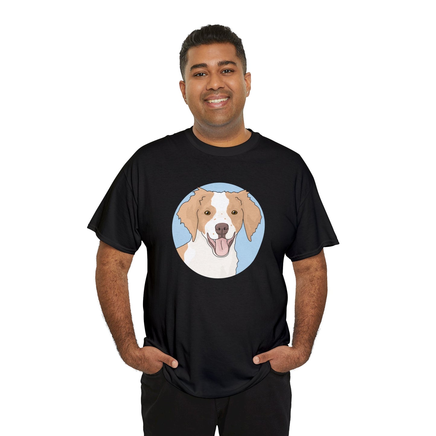 Brittany Spaniel | T-shirt - Detezi Designs-20615060256936041601