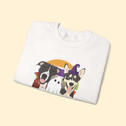 Crewneck Sweatshirt | FUNDRAISER | Happy Tails Canine Rescue | Halloween