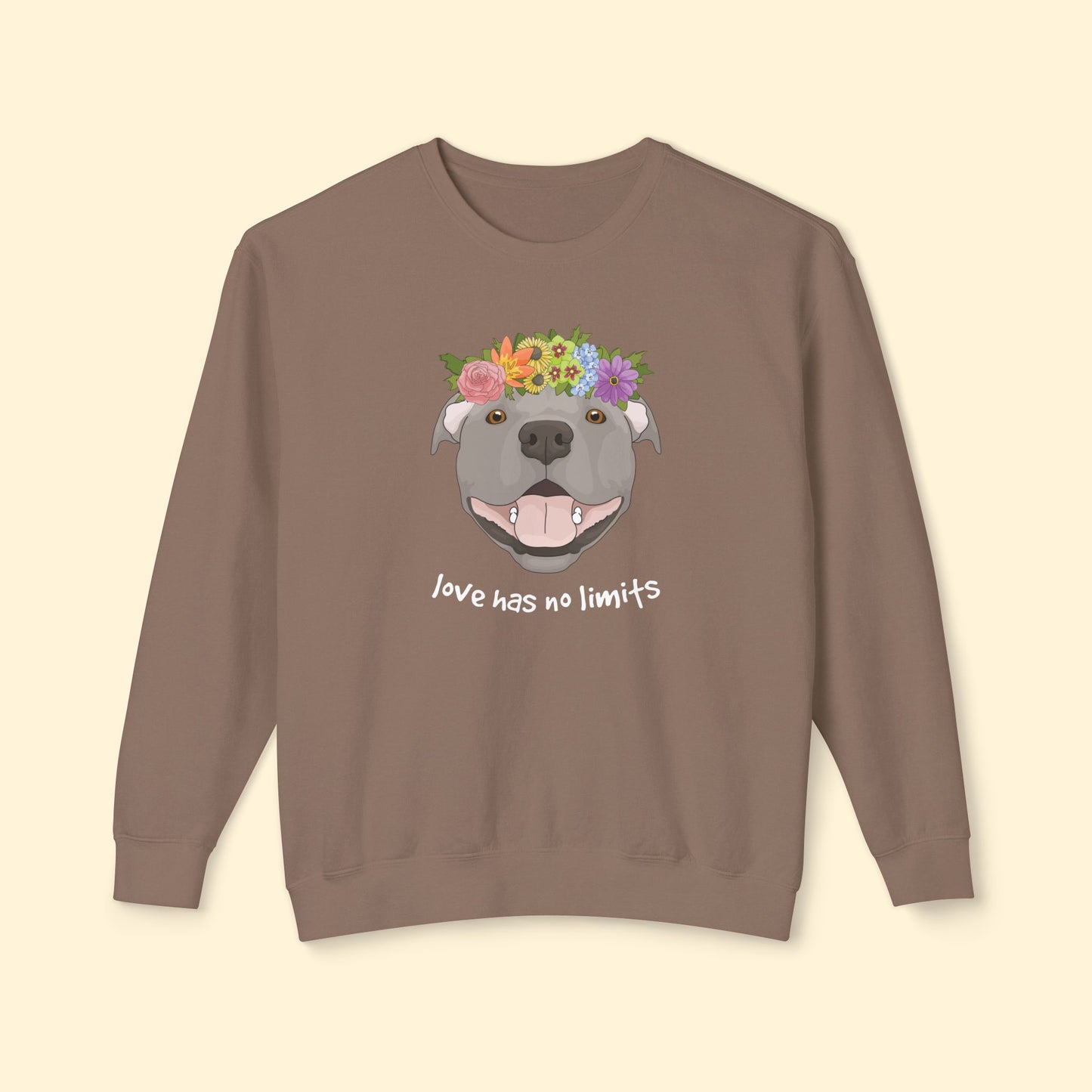 Love Has No Limits | Lightweight Comfort Colors Crewneck Sweatshirt