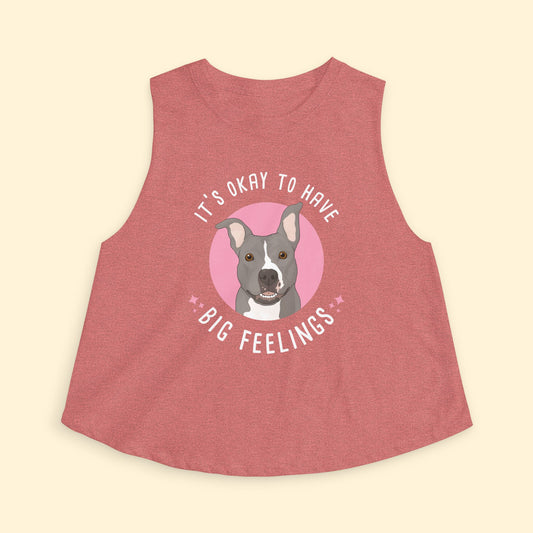 Cropped Muscle Tank | FUNDRAISER | Friends of City Dogs Cleveland