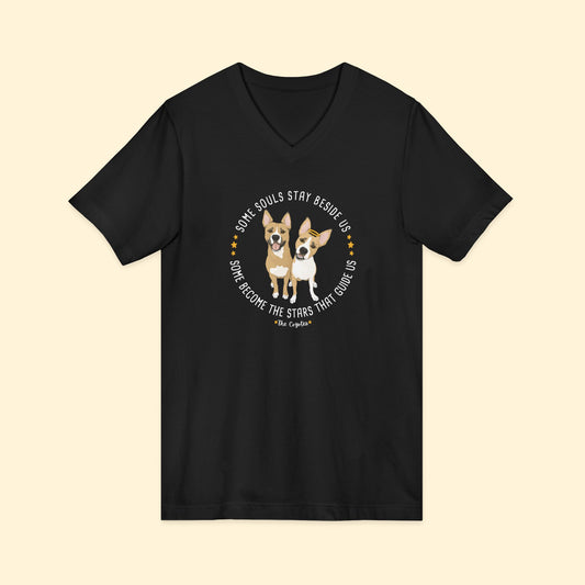Unisex V-Neck Tee | FUNDRAISER | The KG Foundation | Nutty & Barney