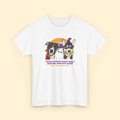 Unisex Crewneck T-shirt | FUNDRAISER | Happy Tails Canine Rescue | Halloween
