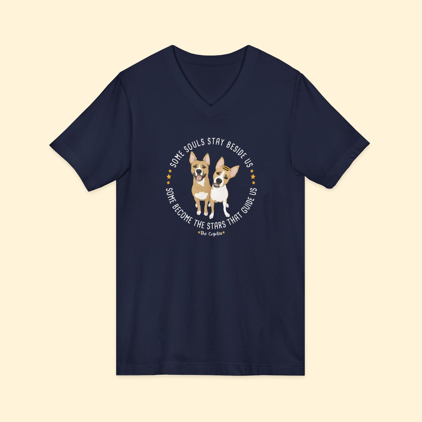 Unisex V-Neck Tee | FUNDRAISER | The KG Foundation | Nutty & Barney