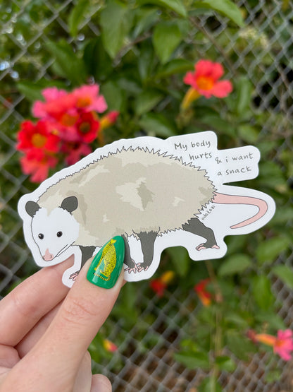 My Body Hurts | Vinyl Sticker | PRE-ORDER
