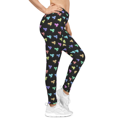 Rainbow Dachshunds | Leggings