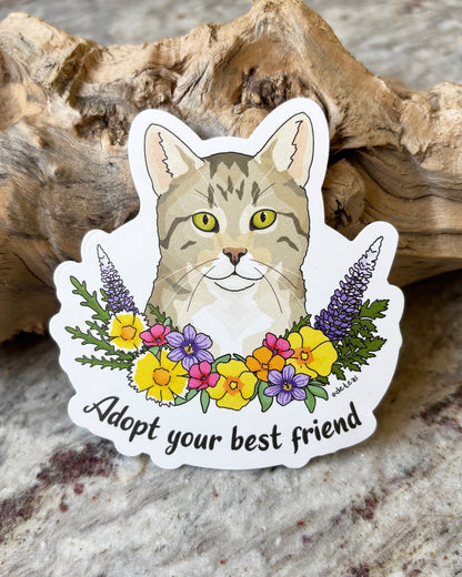 Adopt A Cat | Sticker Pack - Detezi Designs - 