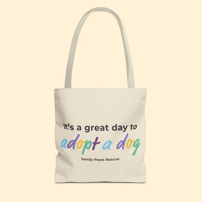 Adopt A Dog | FUNDRAISER for Sandy Paws Rescue | Tote Bag - Detezi Designs - 22283911093319373837