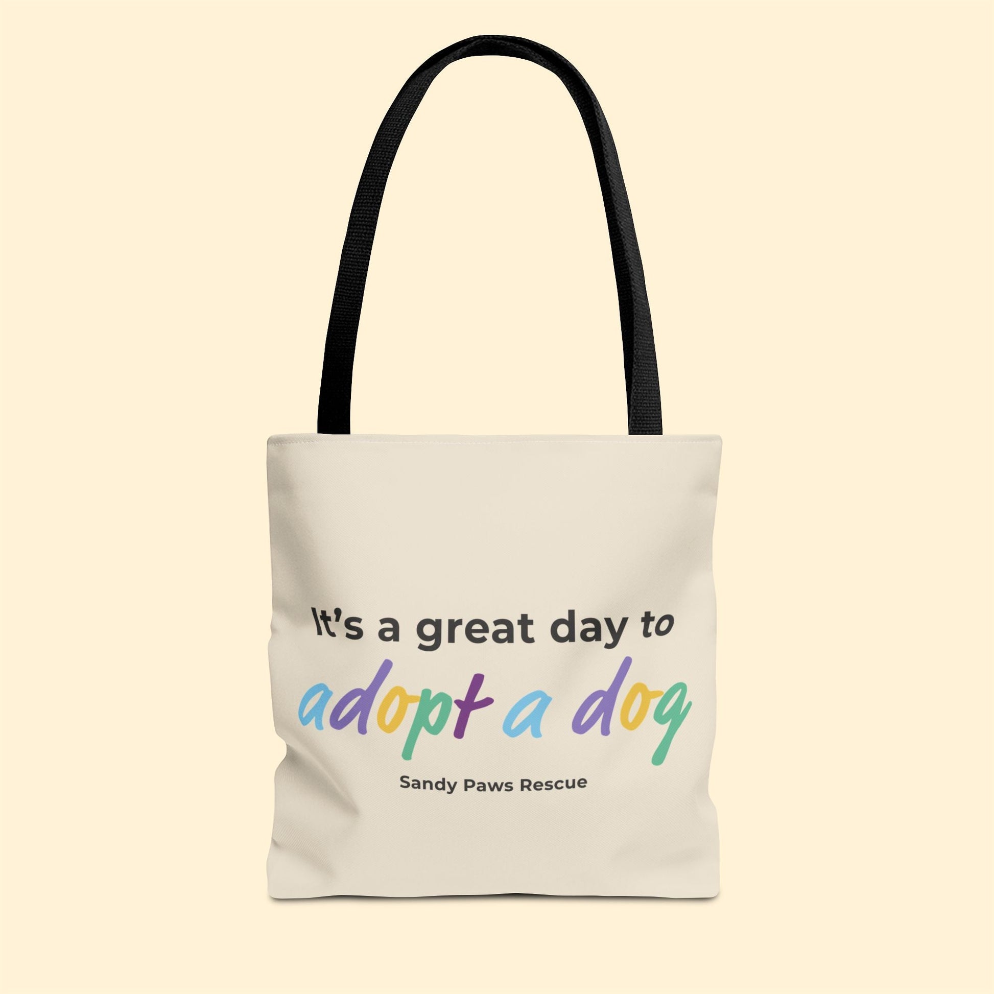 Adopt A Dog | FUNDRAISER for Sandy Paws Rescue | Tote Bag - Detezi Designs - 23609818051841678497