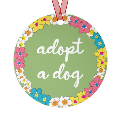 Adopt A Dog | Holiday Ornament - Detezi Designs - 23646084503339988261