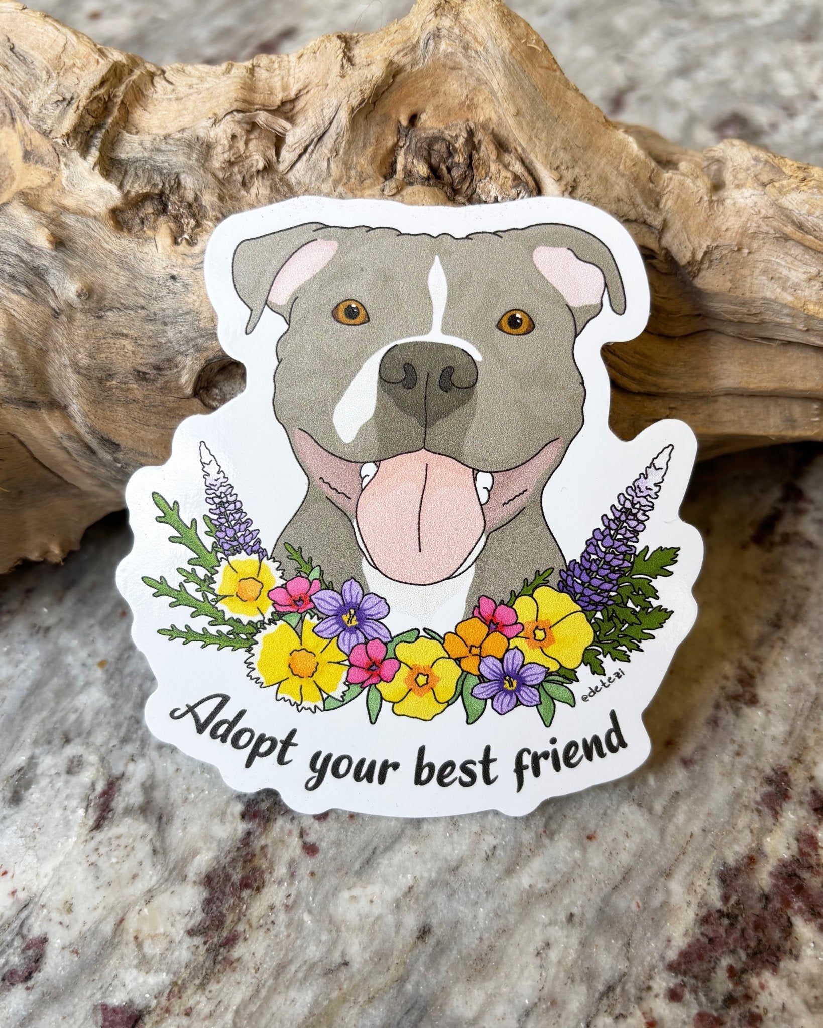 Adopt A Dog | Sticker Pack - Detezi Designs - 