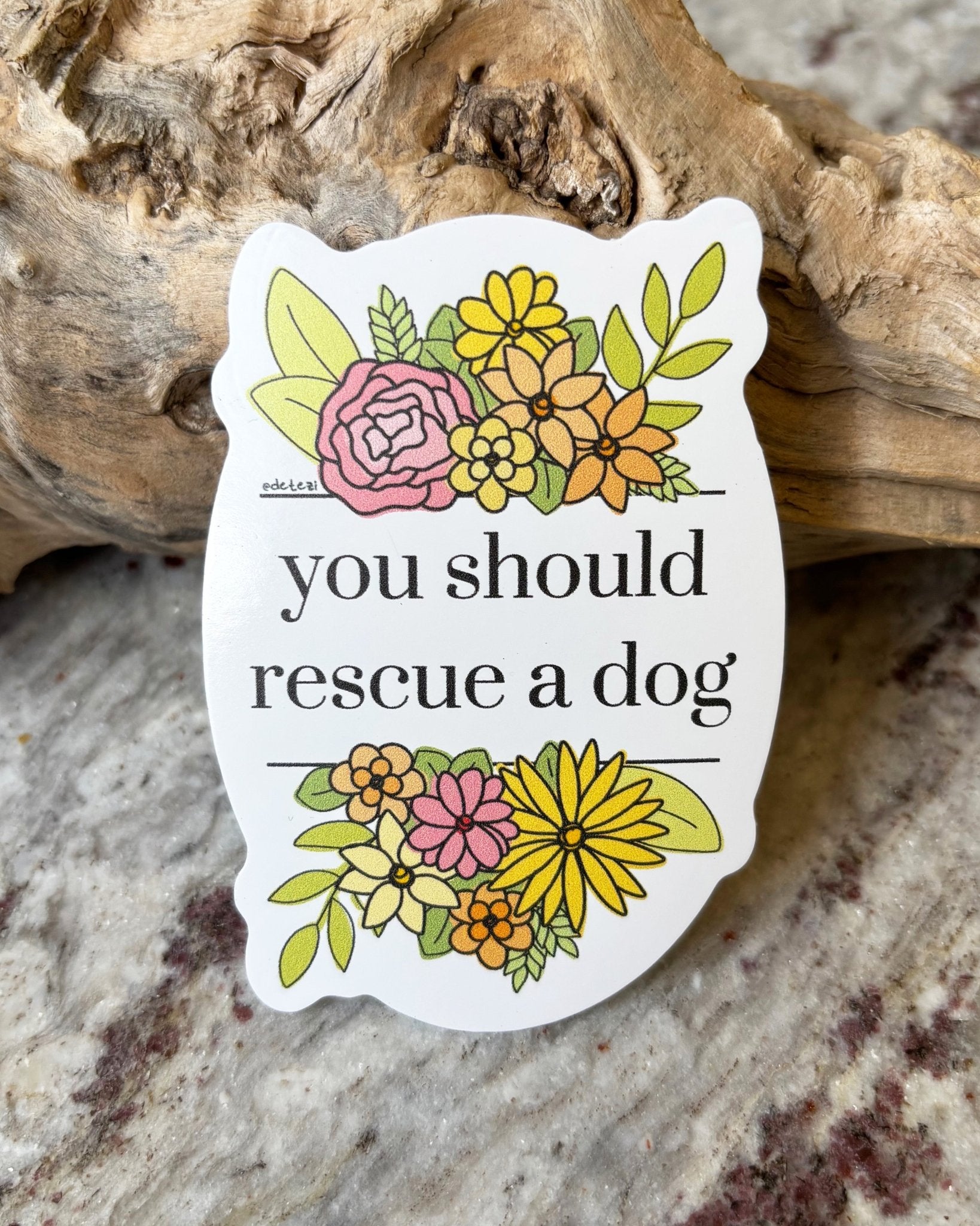 Adopt A Dog | Sticker Pack - Detezi Designs - 