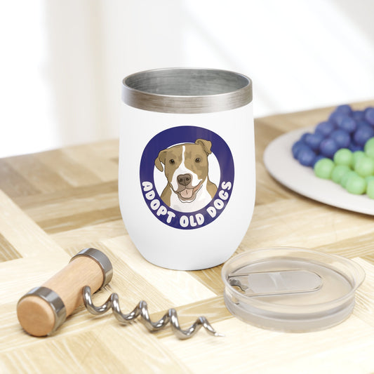 Adopt All Dogs | Wine Tumbler - Detezi Designs-19211960796227271555