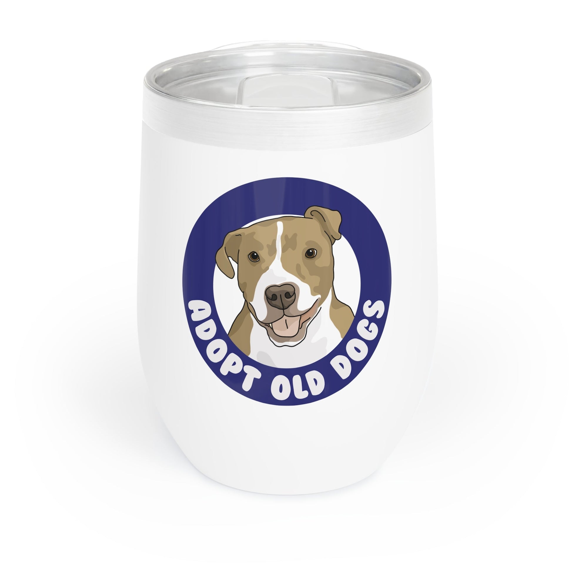 Adopt All Dogs | Wine Tumbler - Detezi Designs-19211960796227271555