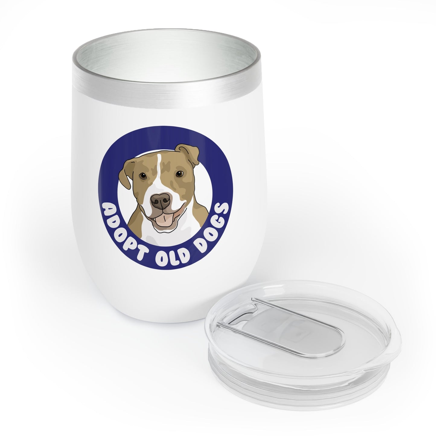 Adopt All Dogs | Wine Tumbler - Detezi Designs-19211960796227271555