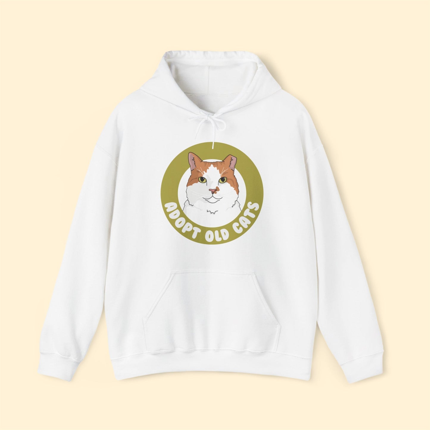 Adopt Old Cats | Hooded Sweatshirt - Detezi Designs-28535729151506129670