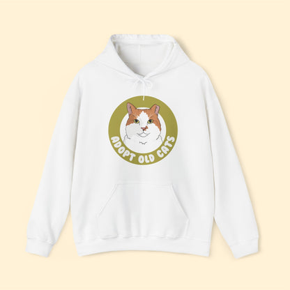 Adopt Old Cats | Hooded Sweatshirt - Detezi Designs-28535729151506129670