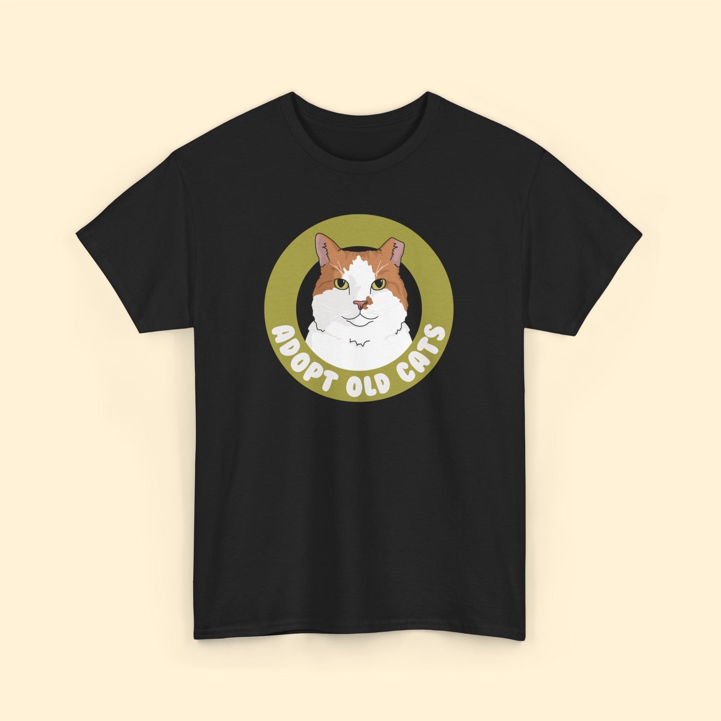 Adopt Old Cats | T-shirt - Detezi Designs-11617157017483647945