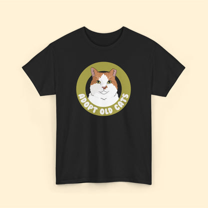 Adopt Old Cats | T-shirt - Detezi Designs-11617157017483647945