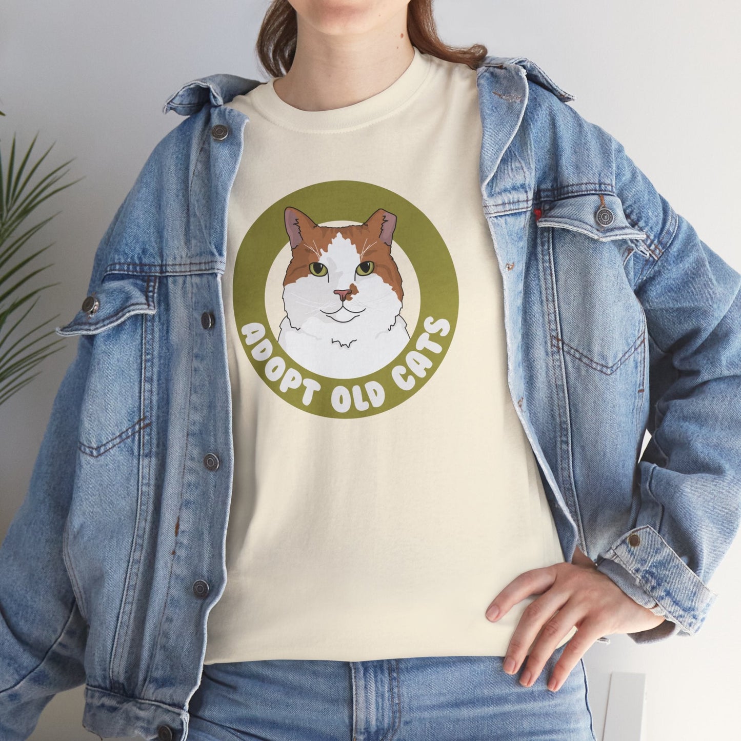 Adopt Old Cats | T-shirt - Detezi Designs-17018542340121365782