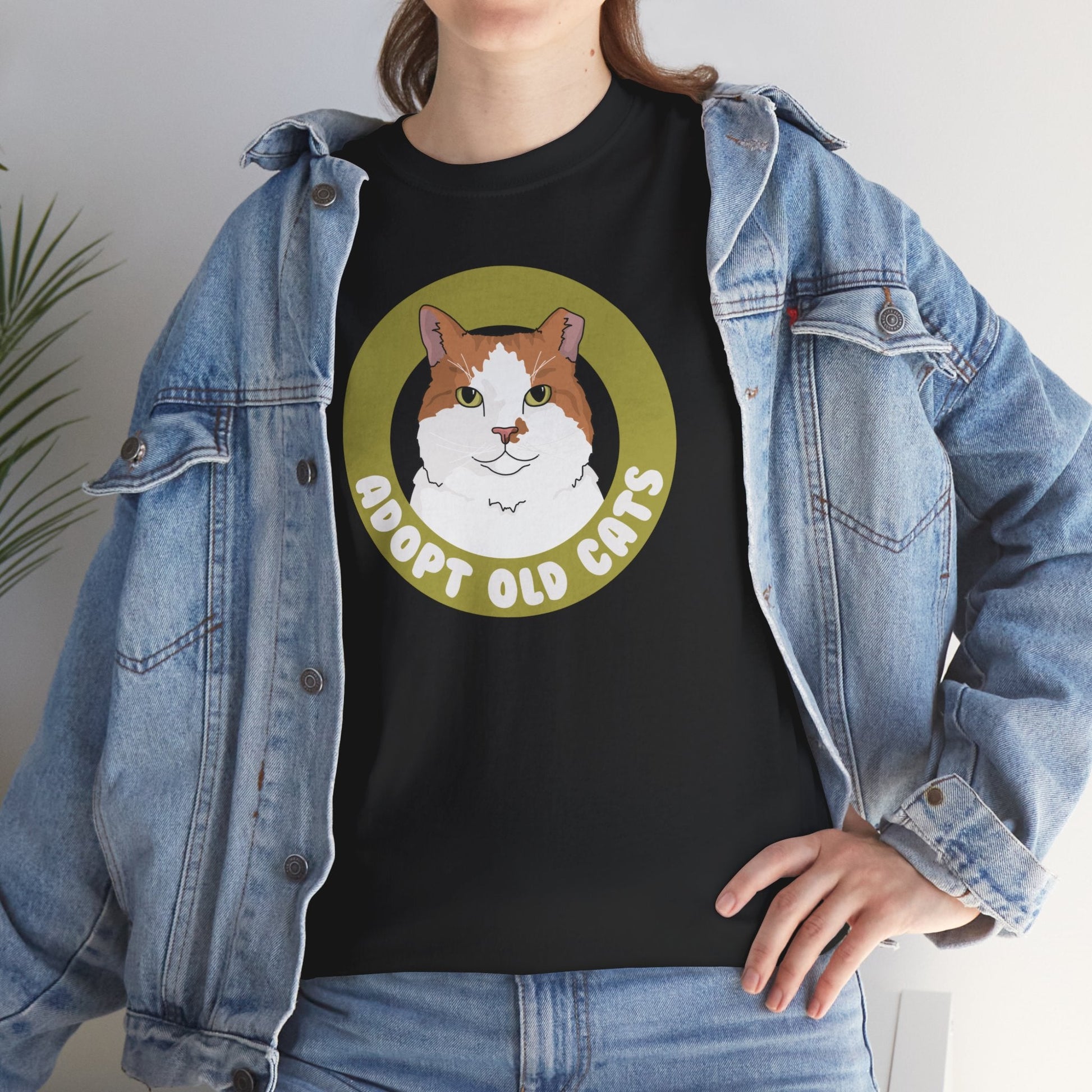 Adopt Old Cats | T-shirt - Detezi Designs-17018542340121365782