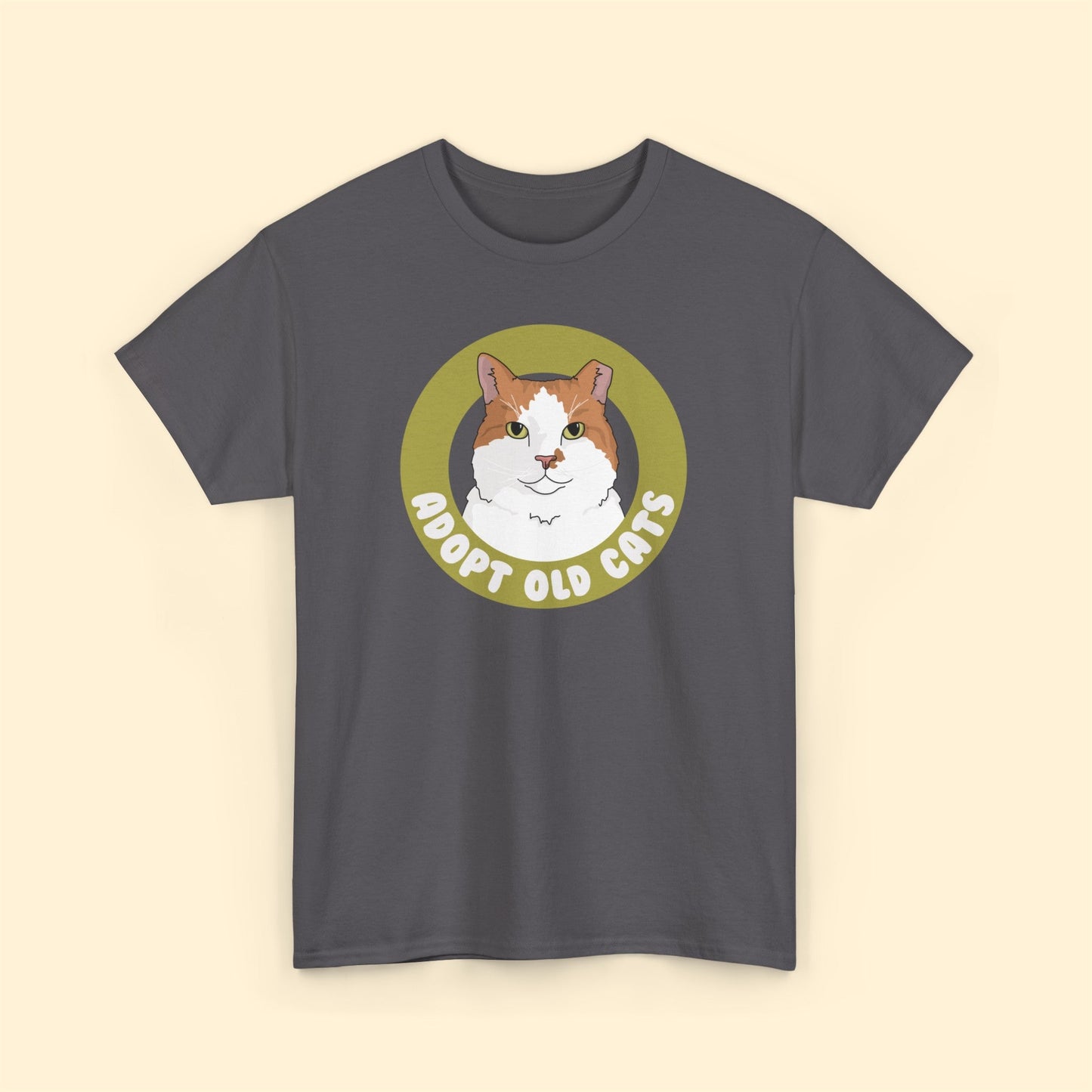 Adopt Old Cats | T-shirt - Detezi Designs-21026132371497359094