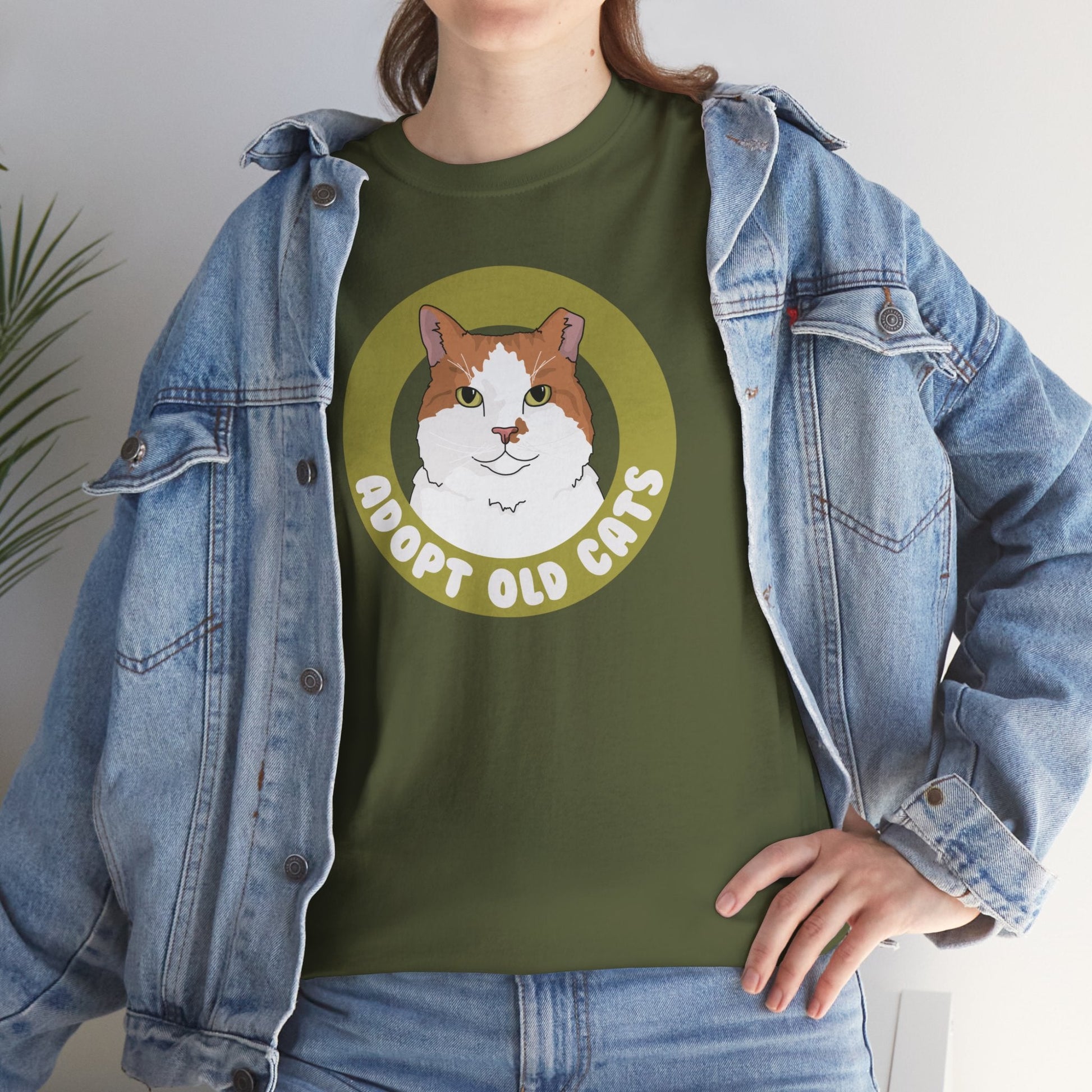 Adopt Old Cats | T-shirt - Detezi Designs-21026132371497359094