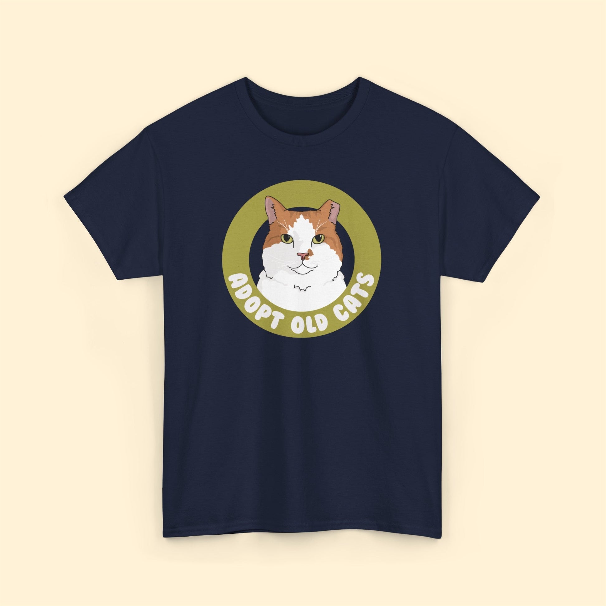 Adopt Old Cats | T-shirt - Detezi Designs-21089704188068343750