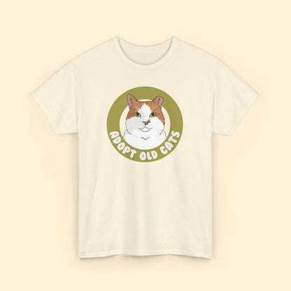 Adopt Old Cats | T-shirt - Detezi Designs-29658570805212780557