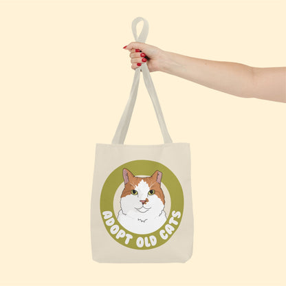 Adopt Old Cats | Tote Bag - Detezi Designs-13517405831818298519