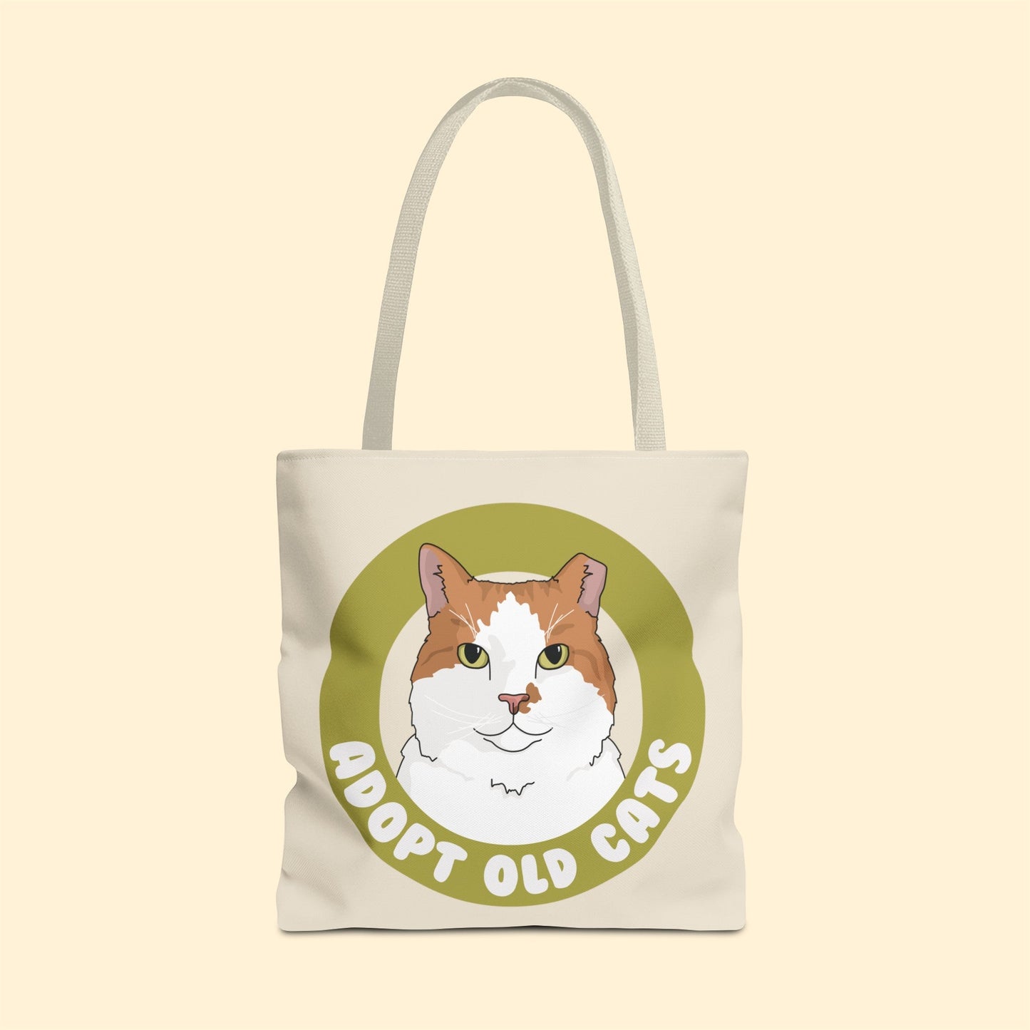 Adopt Old Cats | Tote Bag - Detezi Designs-13517405831818298519