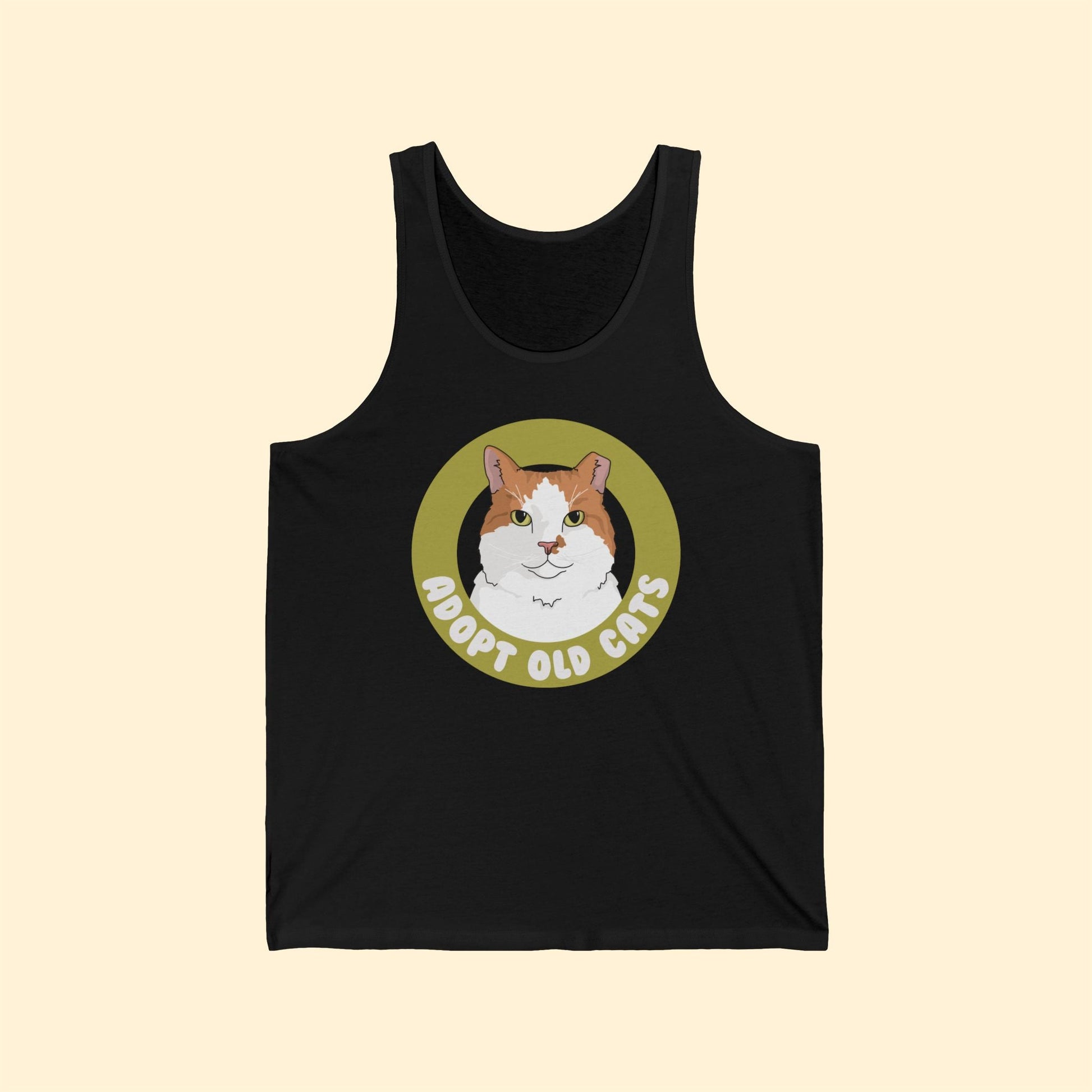 Adopt Old Cats | Unisex Jersey Tank - Detezi Designs - 60709293353303786413