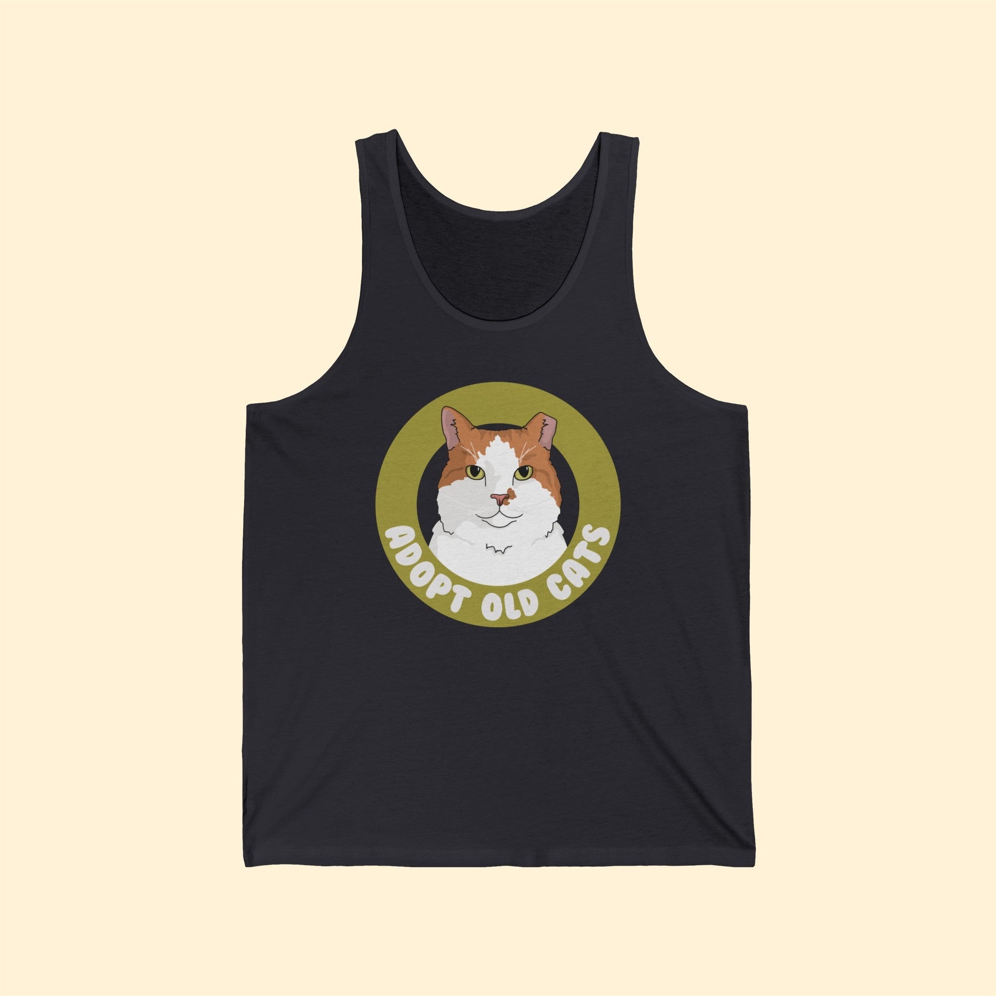 Adopt Old Cats | Unisex Jersey Tank - Detezi Designs-87593491146415638383