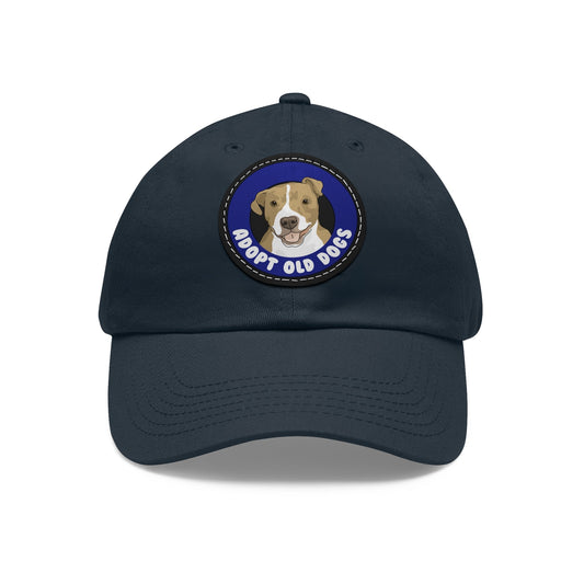 Adopt Old Dogs | Dad Hat - Detezi Designs - 14312734865229759561