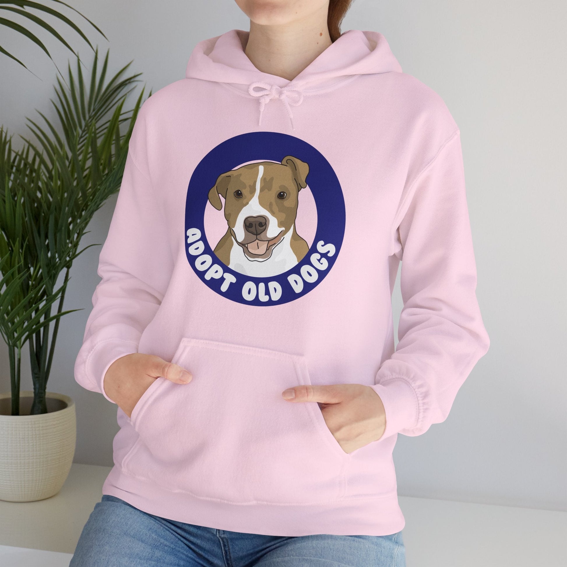 Adopt Old Dogs | Hooded Sweatshirt - Detezi Designs-18494621976564482548