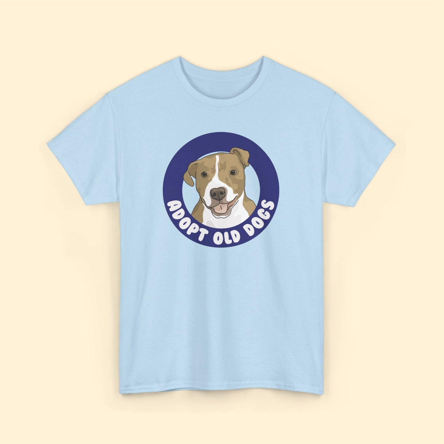 Adopt Old Dogs | T-shirt - Detezi Designs-38391120065367195957