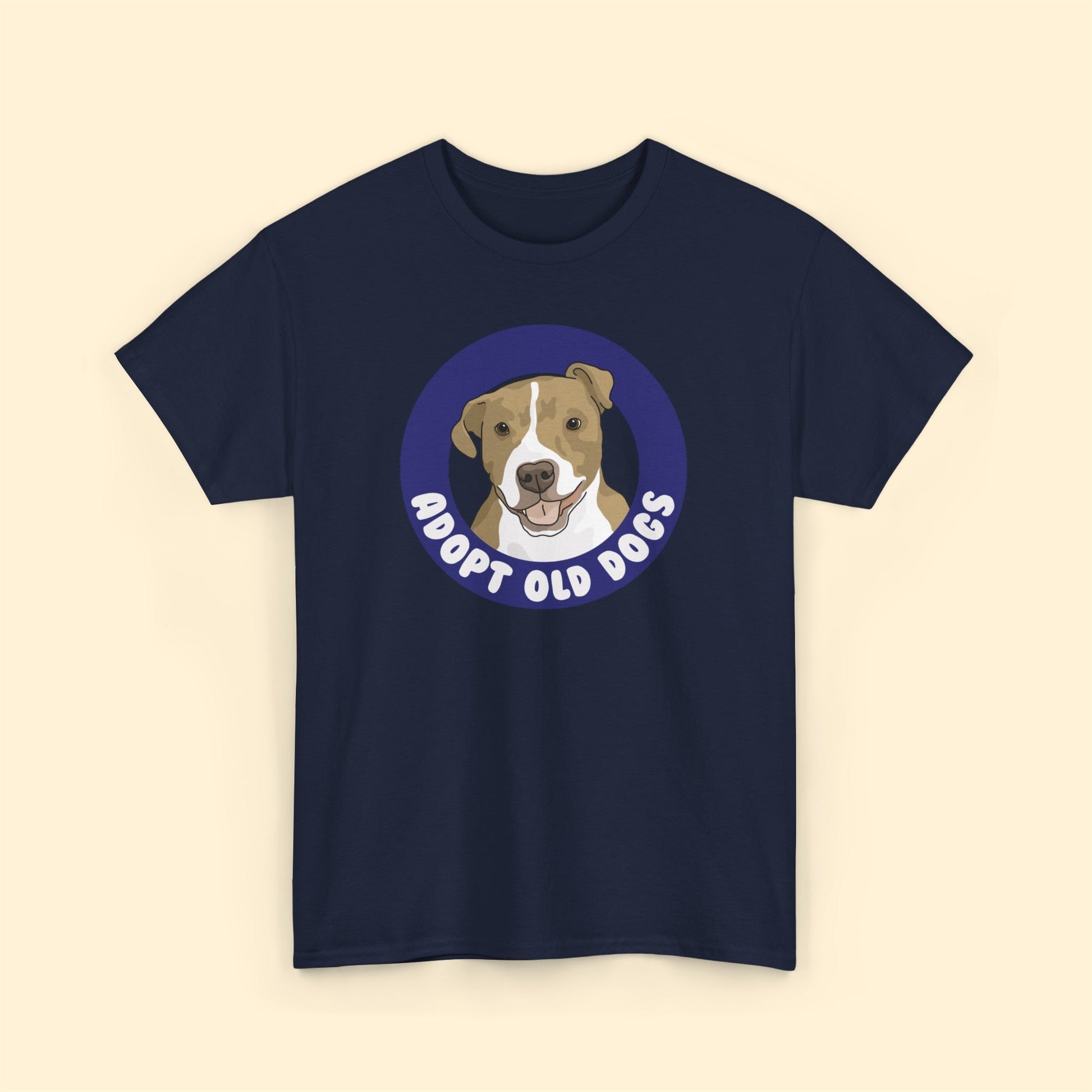 Adopt Old Dogs | T-shirt - Detezi Designs-82735160665112916764