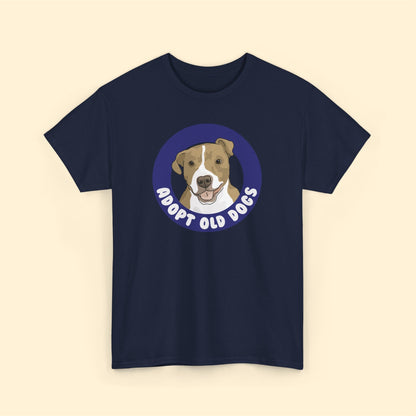 Adopt Old Dogs | T-shirt - Detezi Designs-82735160665112916764