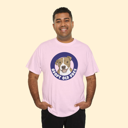 Adopt Old Dogs | T-shirt - Detezi Designs-98160852607961775627