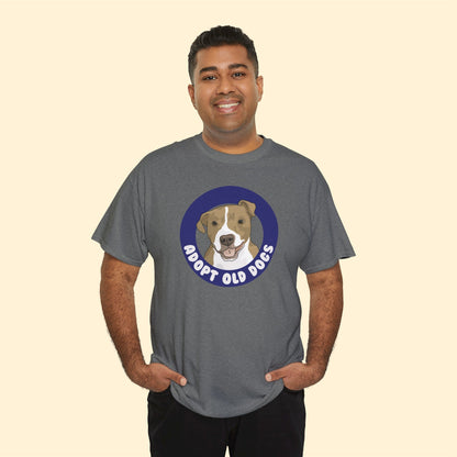 Adopt Old Dogs | T-shirt - Detezi Designs-98160852607961775627