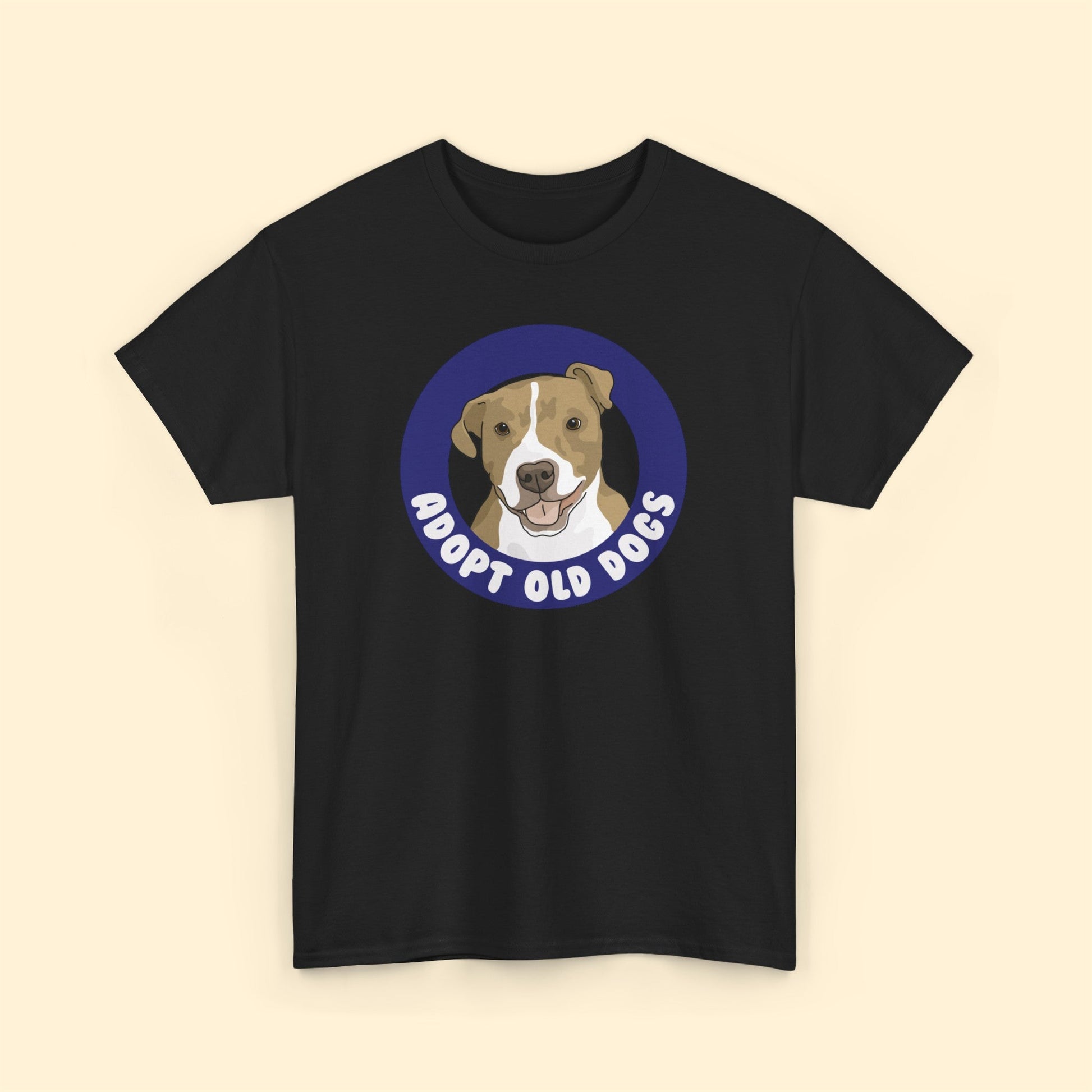 Adopt Old Dogs | T-shirt - Detezi Designs-98160852607961775627