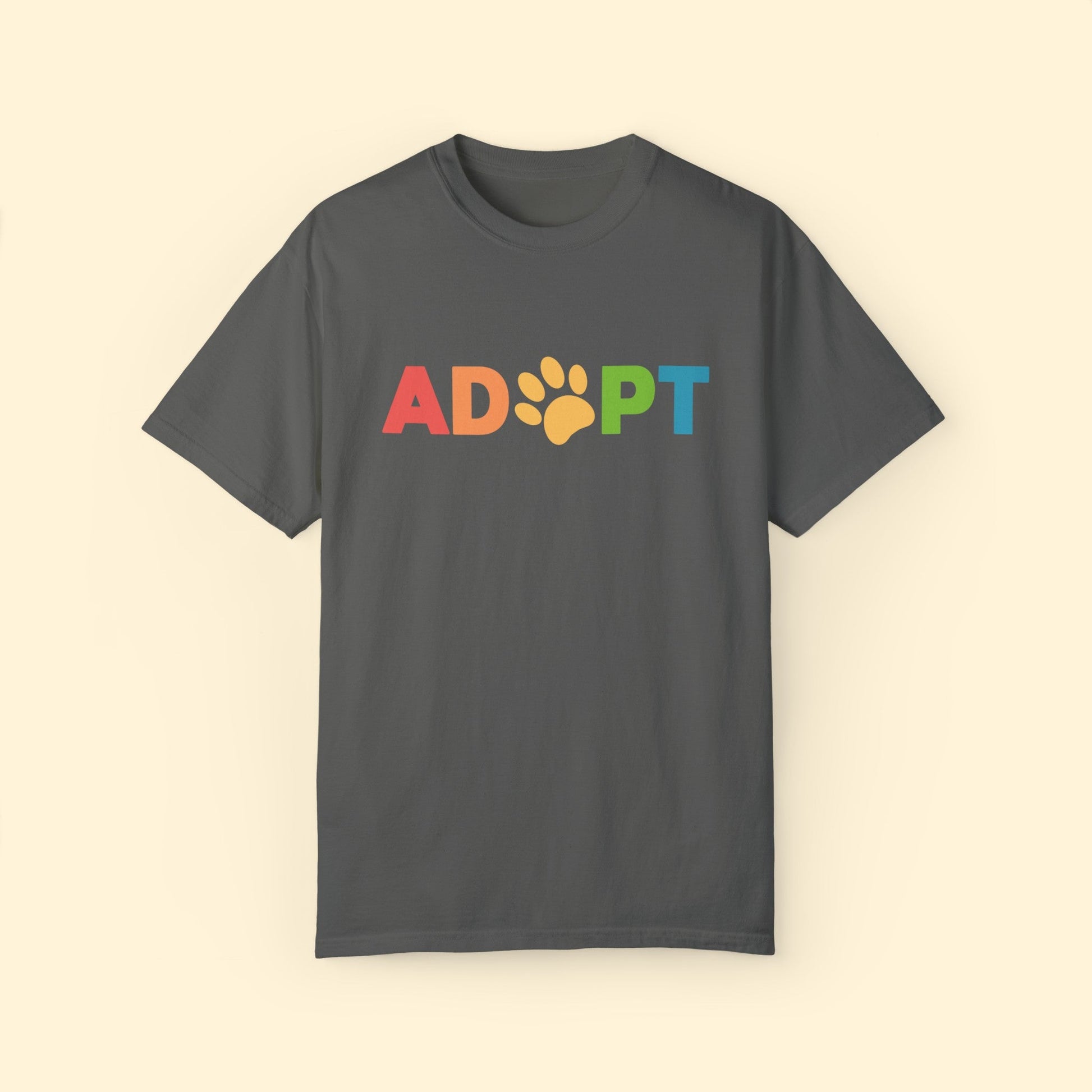 Adopt Rainbow | Comfort Colors Unisex T - shirt - Detezi Designs - 10840785451368475847