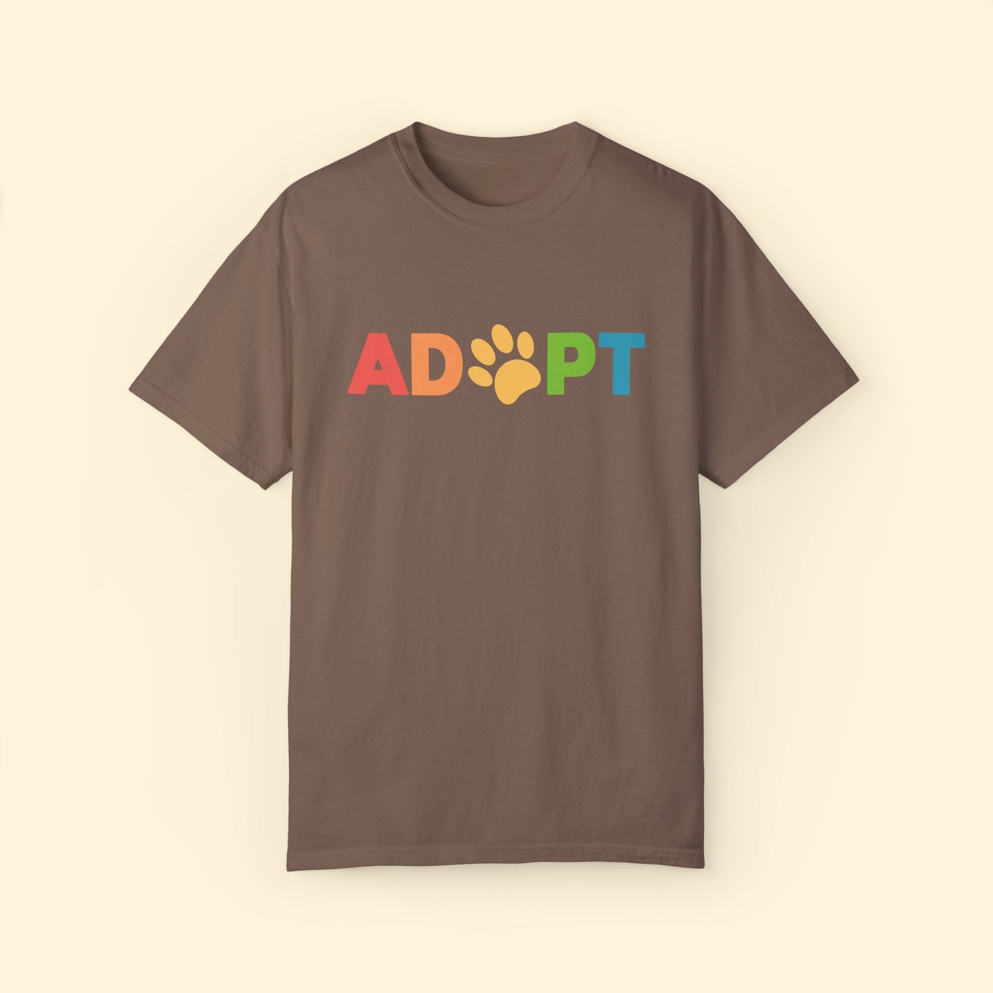 Adopt Rainbow | Comfort Colors Unisex T - shirt - Detezi Designs - 26913781762716466549