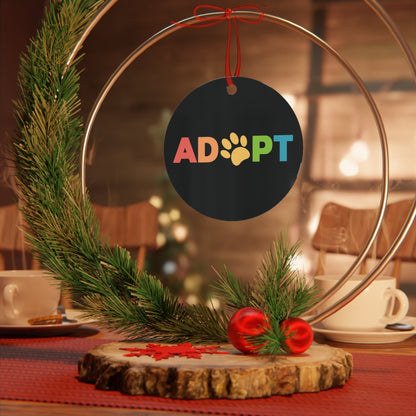 Adopt Rainbow | Holiday Ornament - Detezi Designs - 14425781760302272396