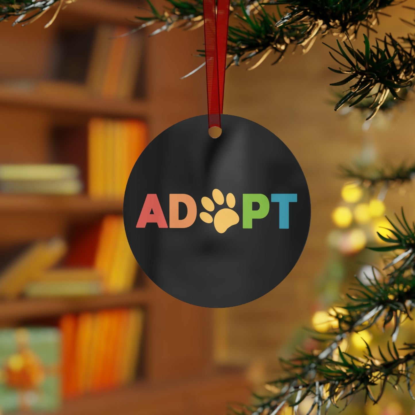 Adopt Rainbow | Holiday Ornament - Detezi Designs - 14425781760302272396