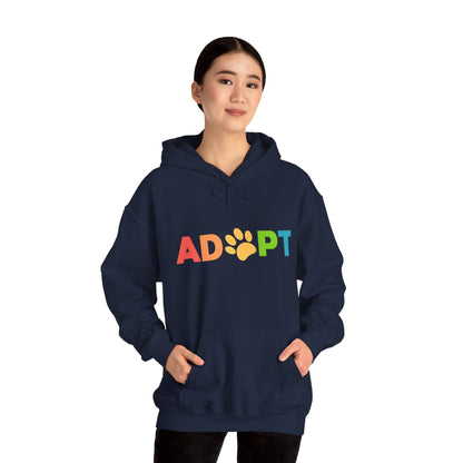 Adopt Rainbow | Hooded Sweatshirt - Detezi Designs-11842564166973807073