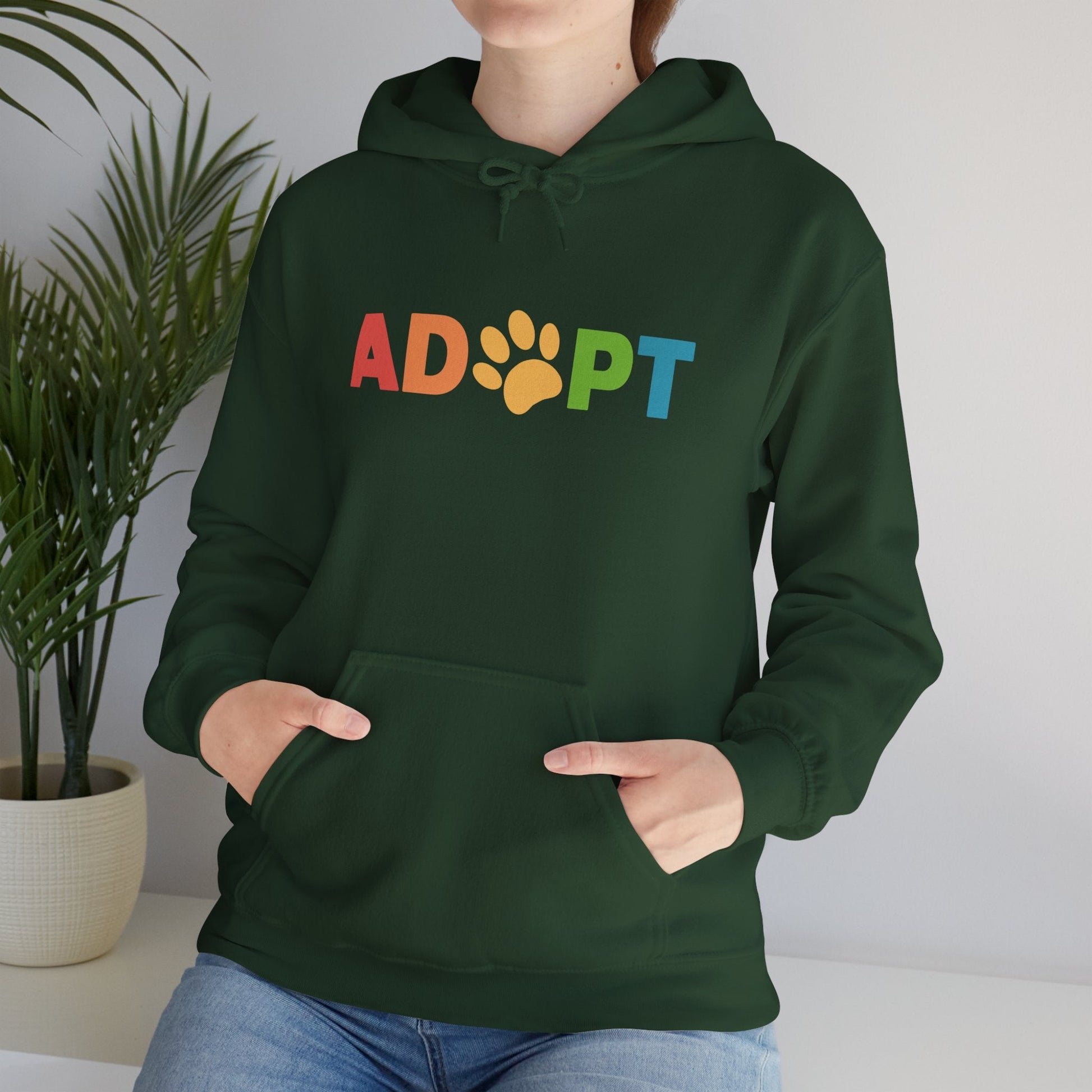 Adopt Rainbow | Hooded Sweatshirt - Detezi Designs - 13303634885313262042