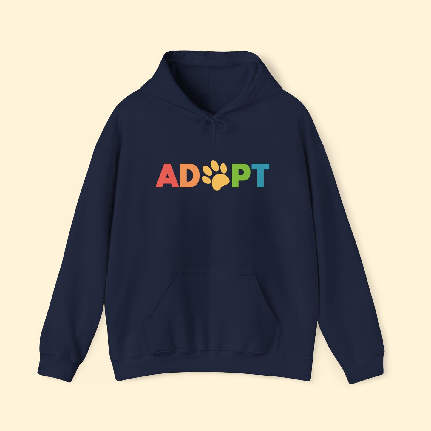 Adopt Rainbow | Hooded Sweatshirt - Detezi Designs - 13303634885313262042